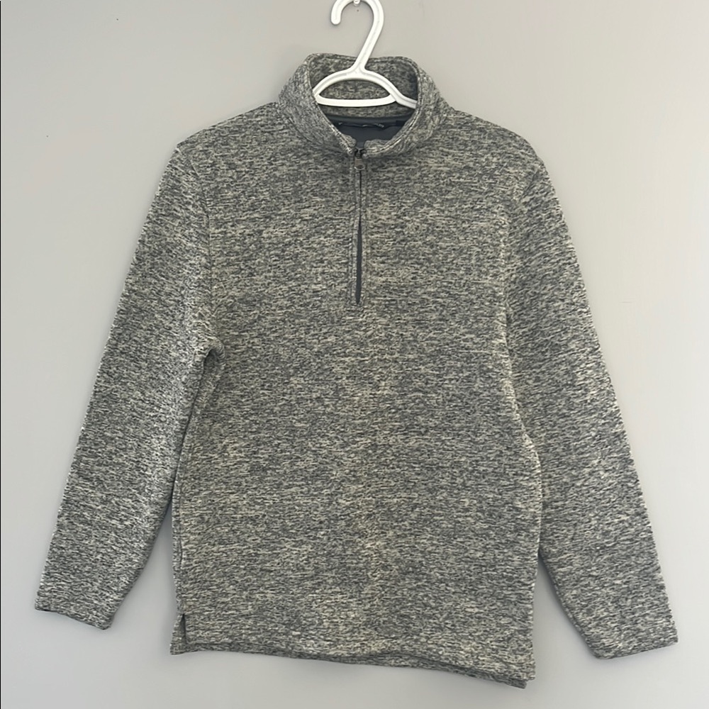 Men's Beverly Hills Polo Club Gray 1/4 Zip